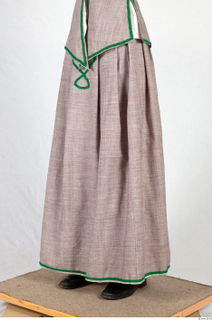  Photos Medieval Maid Woman in cloth dress 1 Medieval Clothing Medieval Maid grey dress lower body skirt 0002.jpg